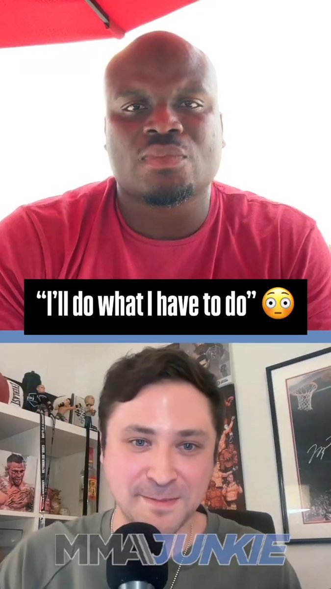 Derrick Lewis is sick of being called out by UFC heavyweights and shares his plan to stop it 💀😭 (via Mike Bohn)