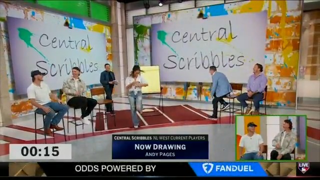 The Colorado Rockies duo of Jordan Beck and Hunter Goodman absolutely CRUSHED it in their round of "Central Scribbles"! 🖼️ #MLBCentral