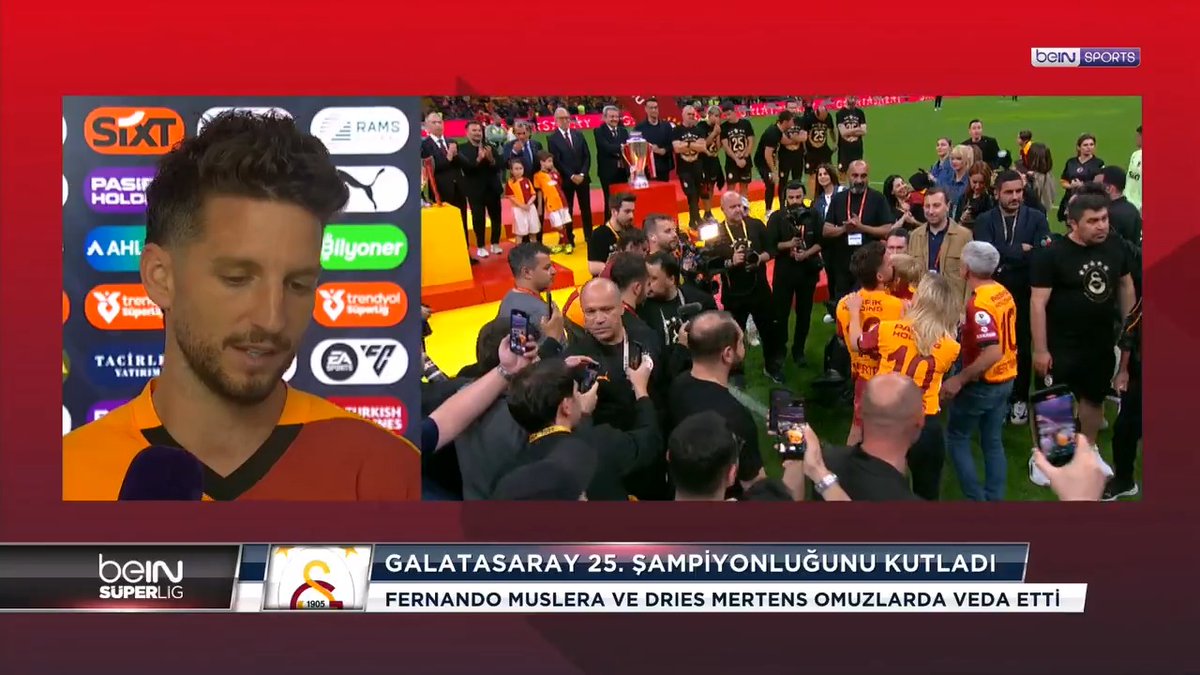 Dries Mertens: "Ciro burada doğdu ve başka yerde yaşamadı. Gideceğimizi ona nasıl anlatacağımızı bilmiyoruz. Bu ülkede bize sevgi gösterdiler."
