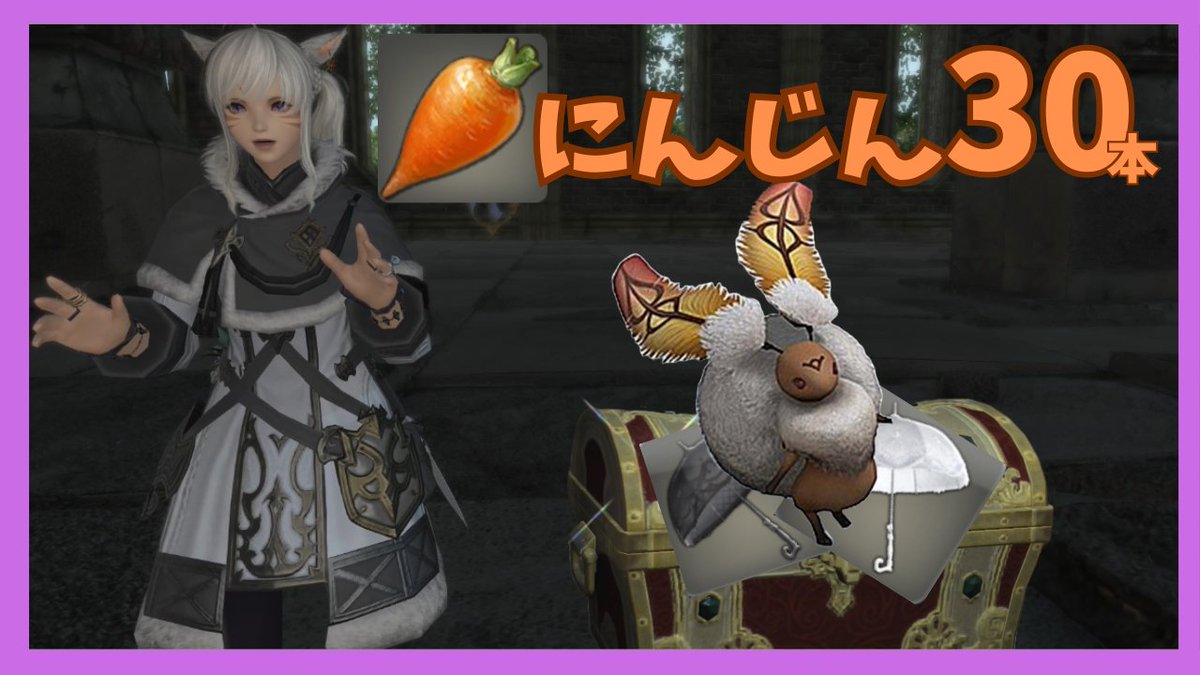 【FF14】フォーチュンカロット30本消化して中身確認【25.5/30時点】 ＃FF14 ＃クレセントアイル