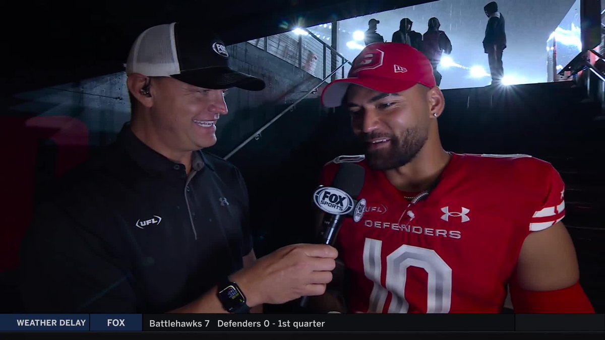 "It's a huge blessing just to be a nominee for the MVP." 🙏 D.C. Defenders QB Jordan Ta'amu has his sights set on MVP and a Championship 👀