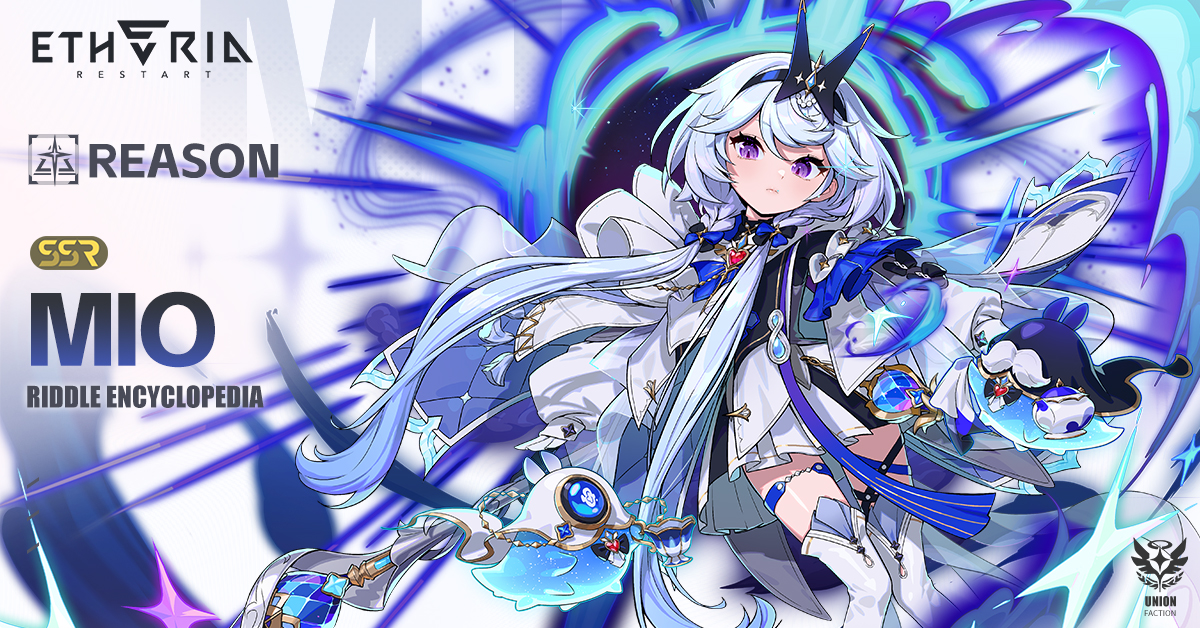 #AnimusPV #Mio // Etheria ID: Mio // Title: Riddle Encyclopedia // Faction: Union —— " Need something from me? Just so you know, my schedule is completely packed. If you want to hang out, you'll need to book me in advance." #EtheriaRestart
