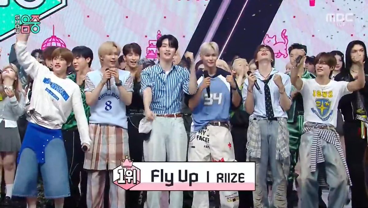 🏆 Congratulations to RIIZE (RIIZE) for winning first place on Music Core with “Fly Up”! 🥳 #FlyUp3rdWin #RIIZE10thWin #RIIZE #라이즈 #RIIZE_FlyUp (250531)