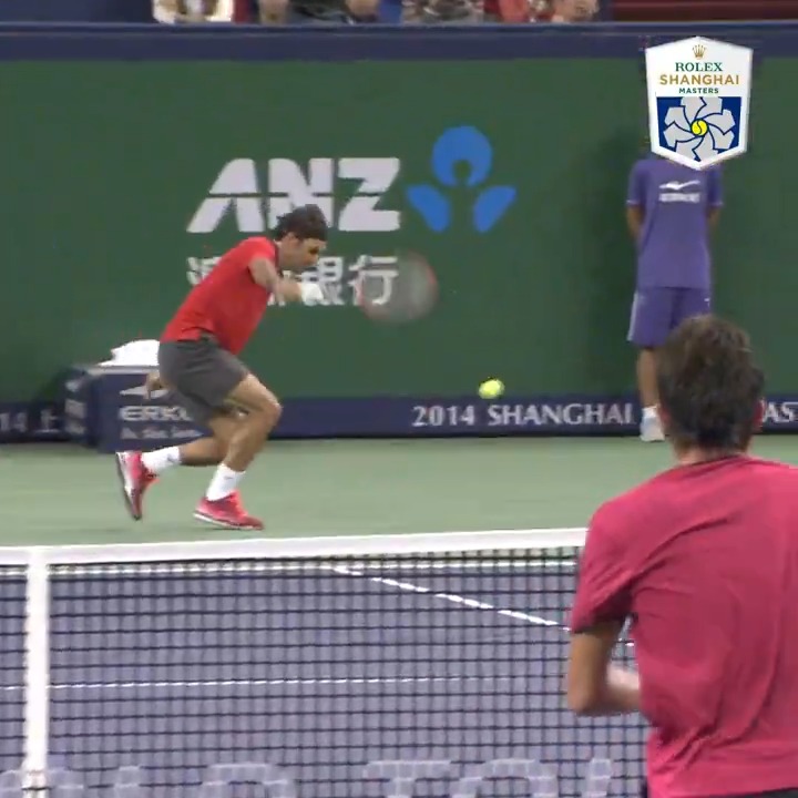 On repeat 🔁 Roger Federer #RolexShanghaiMasters
