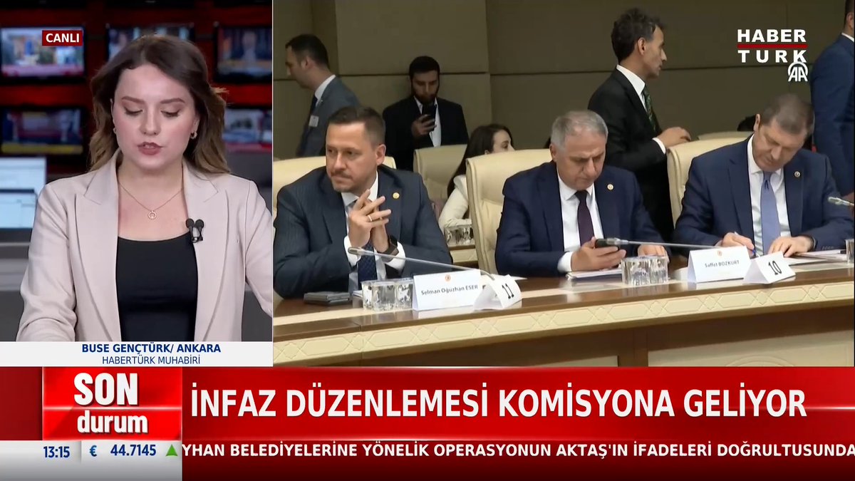 #SONDURUM - İnfaz düzenlemesi komisyona geliyor.