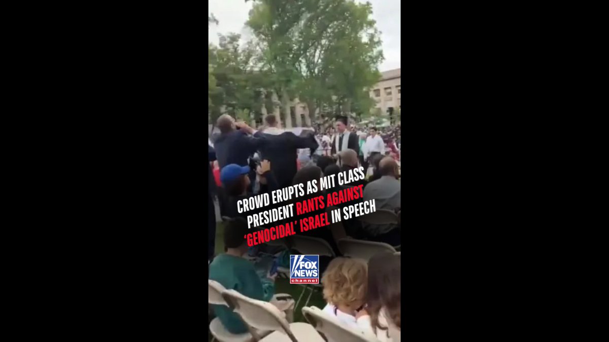 MAD GRADS: Chaos erupts at an Massachusetts Institute of Technology (MIT) graduation after the class president hijacks her speech to unleash a fiery attack on Israel, calling it “genocidal."