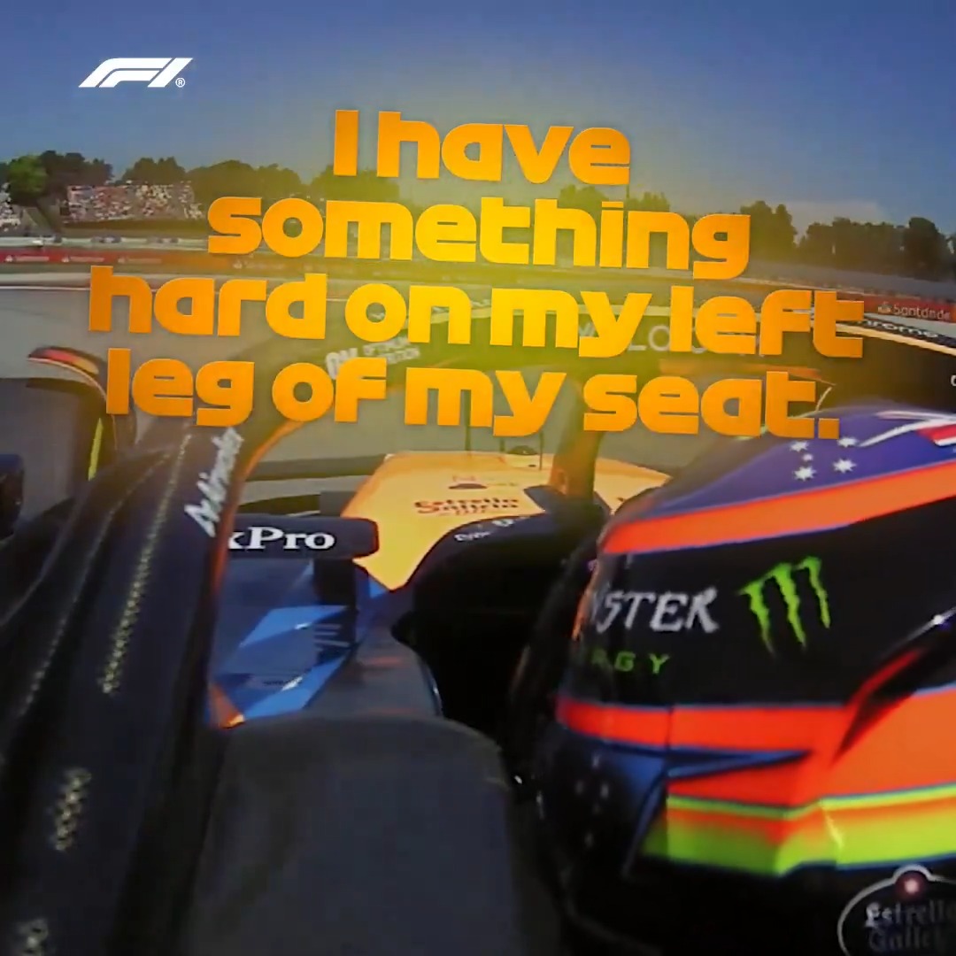 It wasn't all plain sailing on the way to setting the pace in FP3 🫢 Oscar Piastri #F1 #SpanishGP