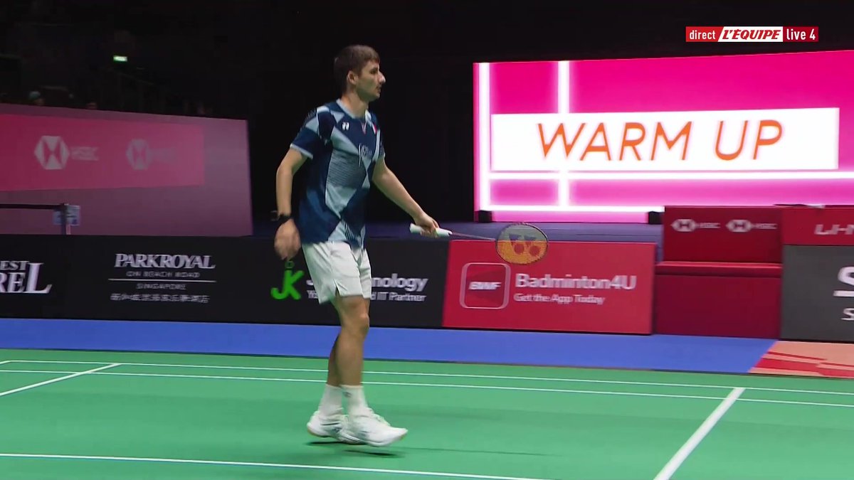 Christo Popov en demi-finales à Singapour ! Le direct sur L'Équipe live > #lequipeBADMINTON