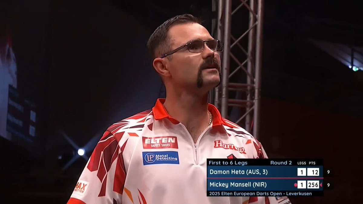 8 PERFECT DARTS! 😳 Damon Heta was 🤏 close to landing the perfect leg in Leverkusen! 📺 #ET8