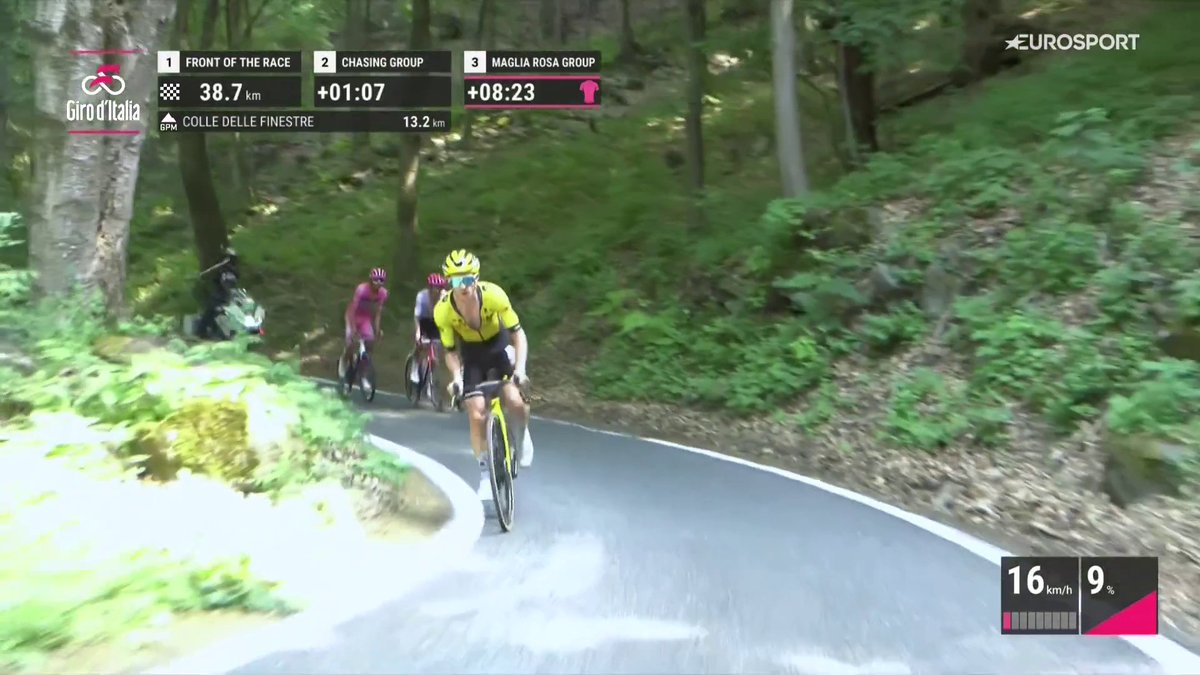 Simon Yates busca revancha en Finestre. #GirodItalia