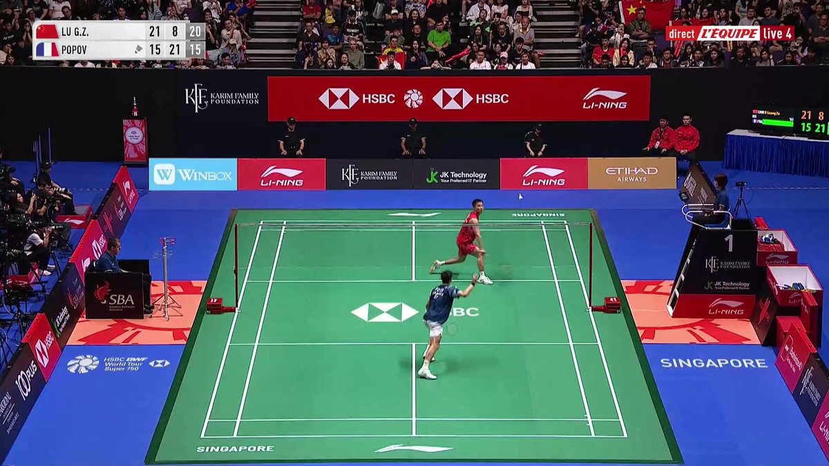 Christo Popov s'arrête en demi-finales à Singapour ! #lequipeBADMINTON