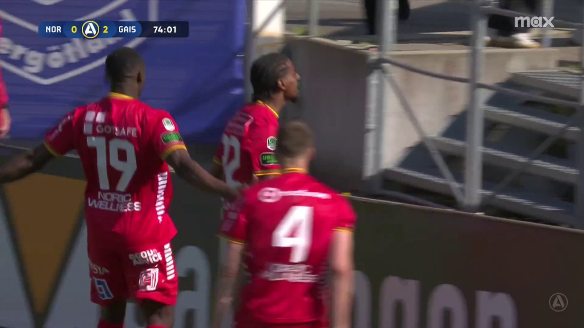 Otrolig volley av Harun Ibrahim! 😍 GAIS utökar ledningen mot IFK Norrköping! 📲 Se matchen på Max