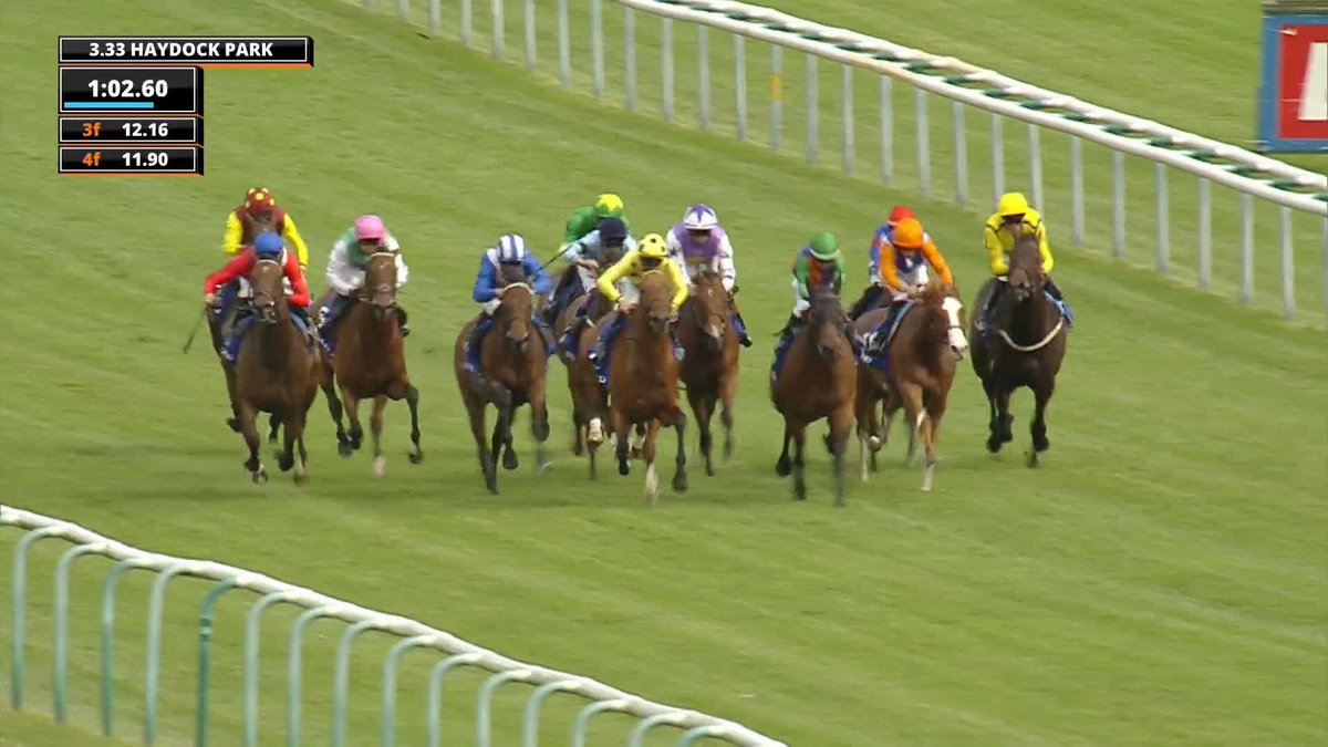 It really is Ed Walker's day 👏👏👏 Ten Bob Tony beats Kinross to the line in the Betfred John Of Gaunt Stakes 🏆 #ITVRacing | Haydock Park Races | Ed Walker Racing | William Buick