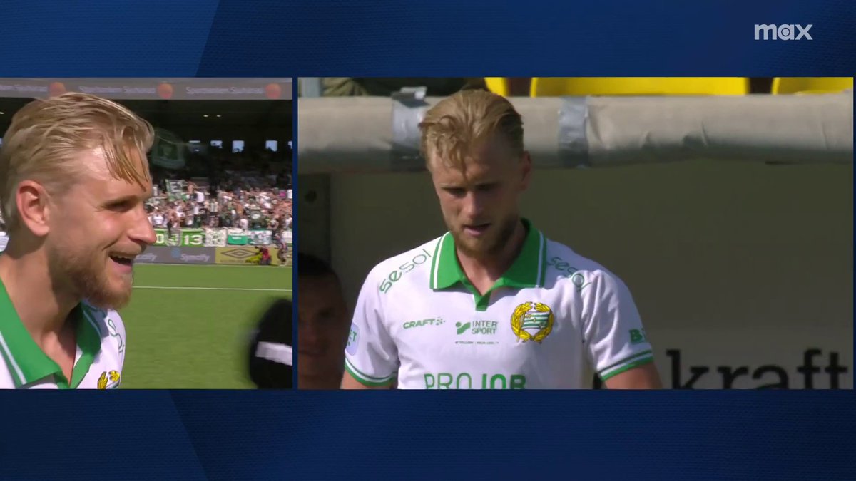 🗣 "Det är nu vi drar till Stureplan" Simon Strand efter segern mot Elfsborg 💬 📲 Se höjdpunkter från Allsvenskan på Max