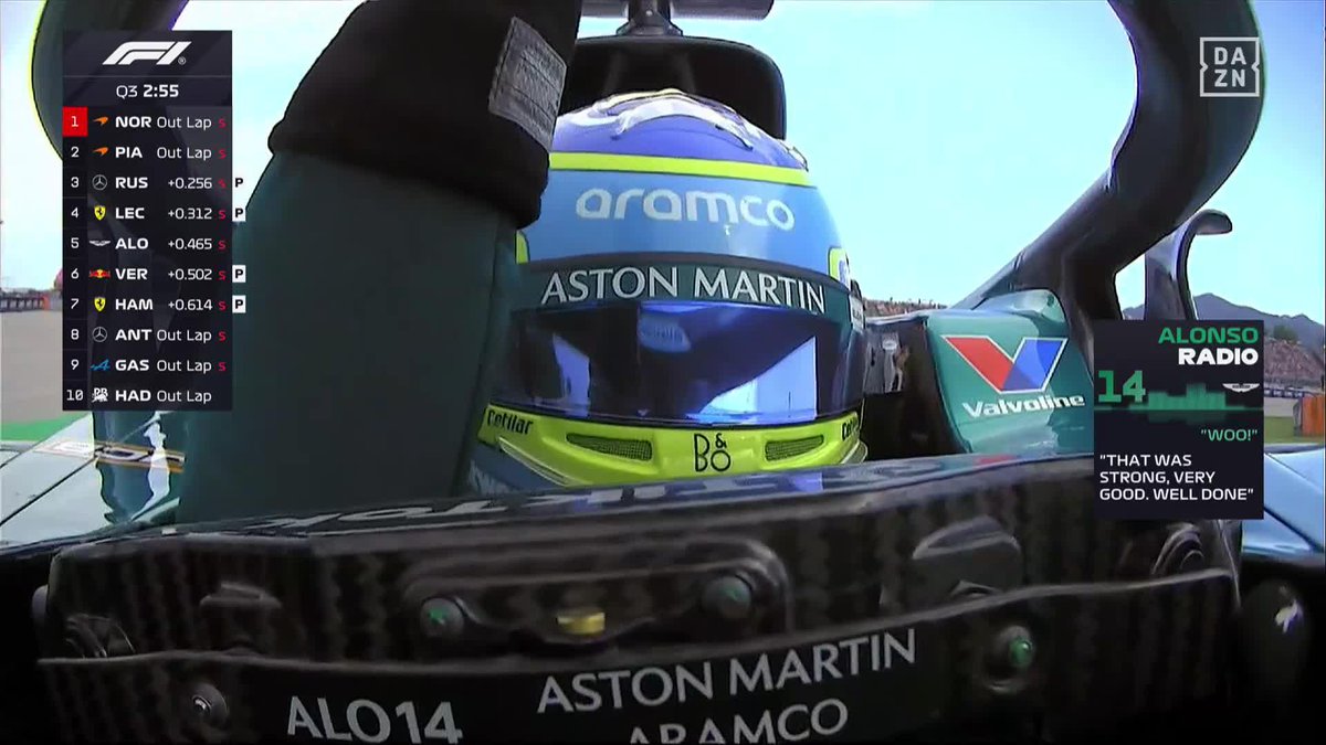 Si Alonso ha terminado la vuelta contento, yo estoy contento. Pelos de punta con el estruendo de la grada.