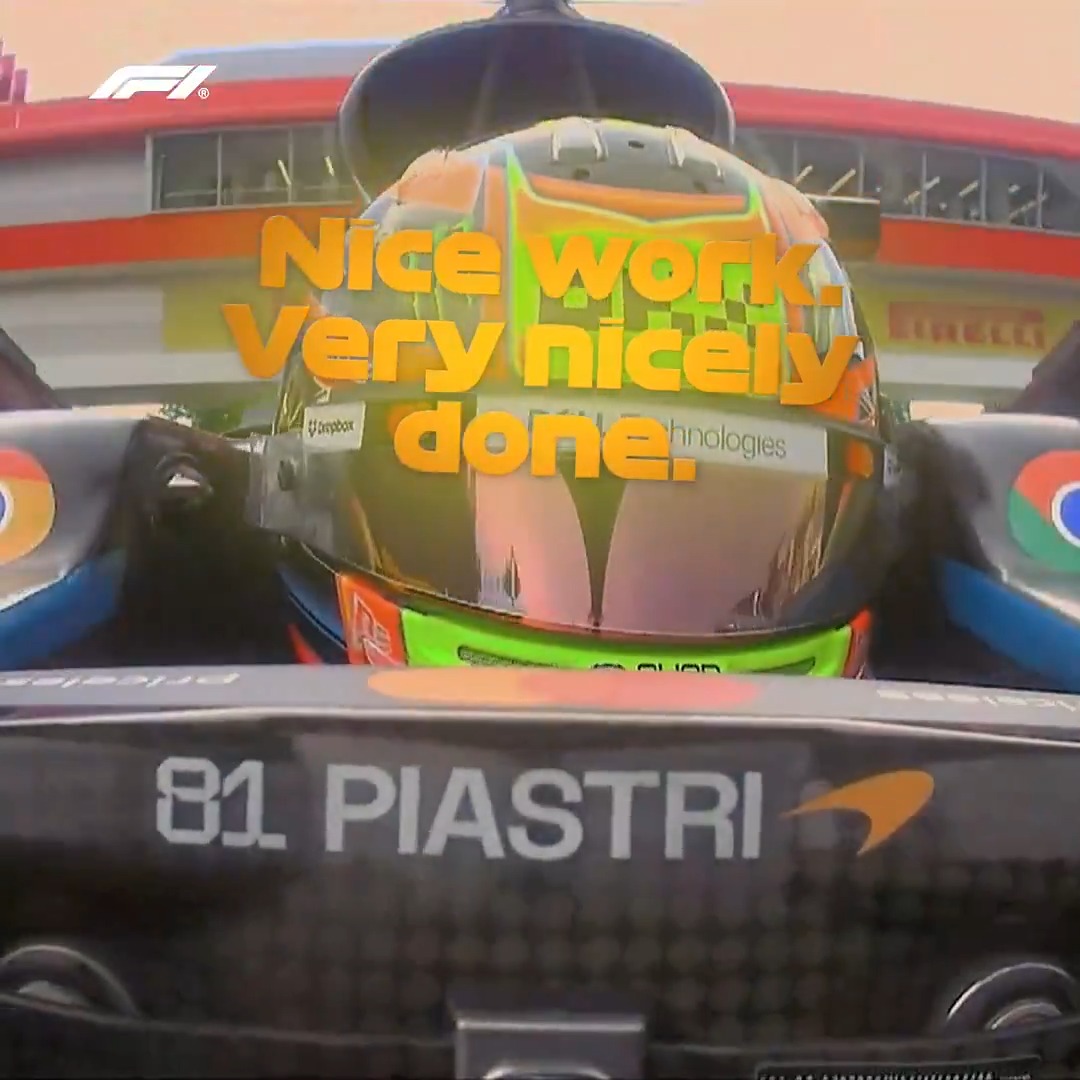 "Let's have ourselves some fun tomorrow!" 💪 Oscar Piastri roars to pole in Barcelona! 💨 #F1 #SpanishGP