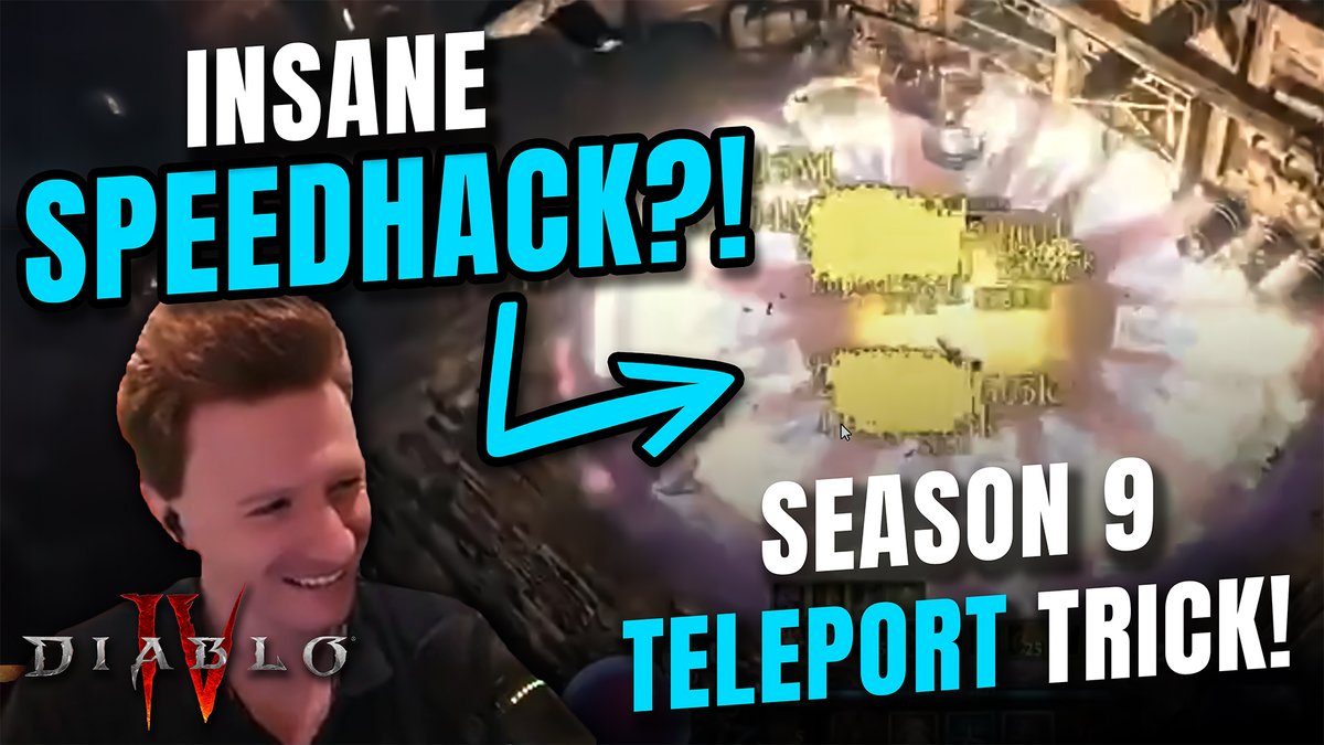 Pretty cool new playstyle for Season 9 of #DiabloIV. This works on all classes! Hope it does not get nerfed &amp; we even see more buffs to Basic Skill Builds 🤞 Necromancer Speed Hack: