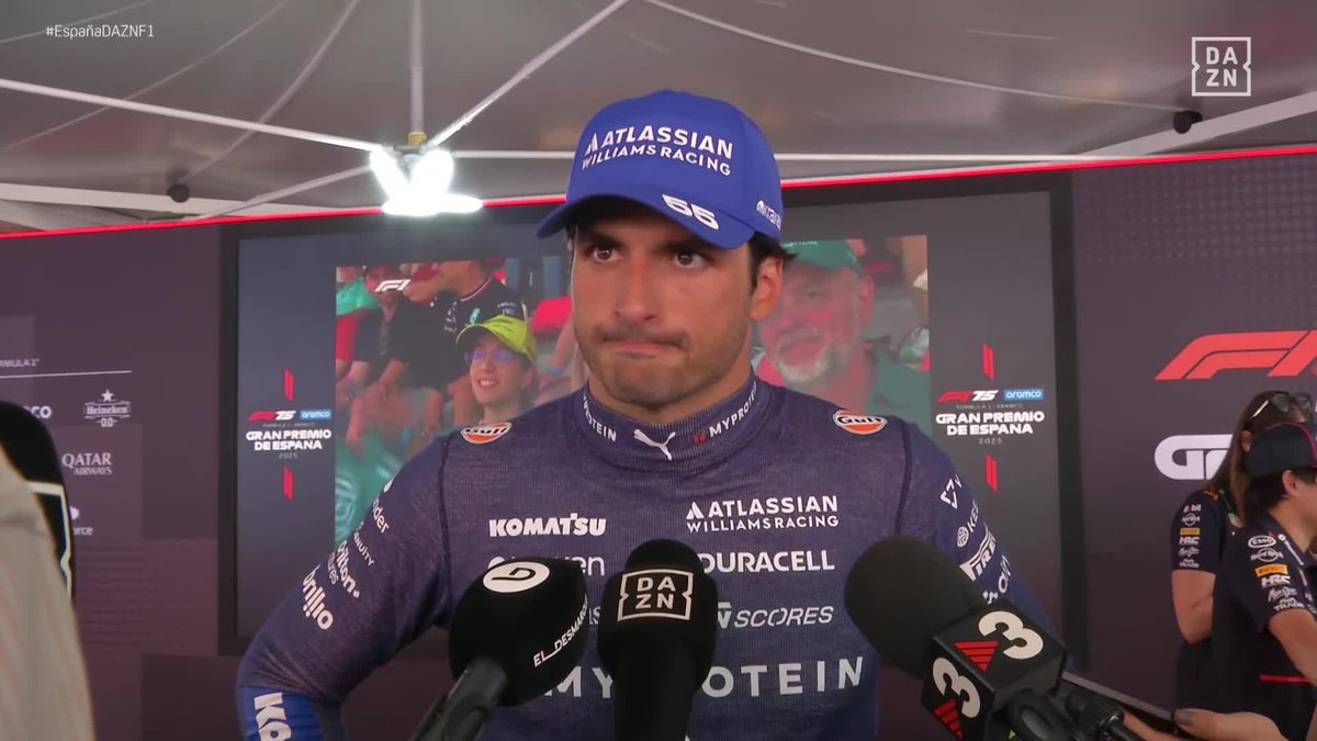 🗣️ Carlos Sainz: "El ritmo del coche es mejor de lo que mostramos, intentaremos ir hacia adelante" #EspañaDAZNF1 🇪🇸