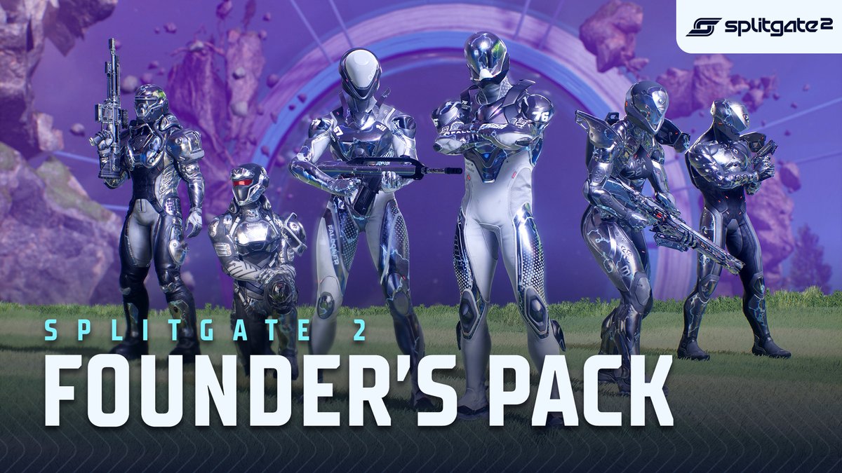 Enjoying everything Splitgate 2 has to offer? Get our Founder's Pack in the store before it's gone! 🏆