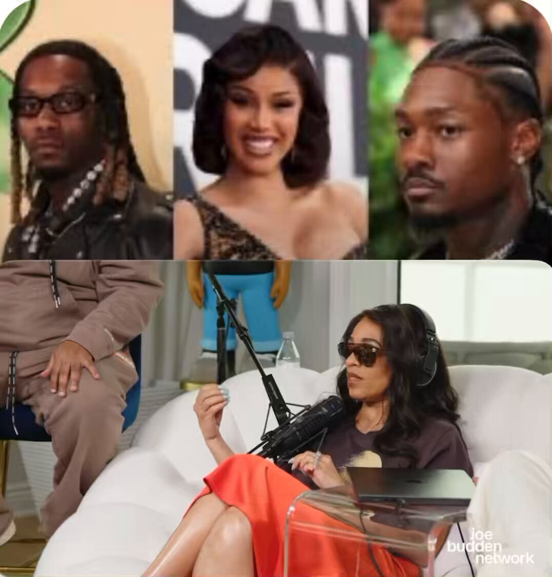 The Joe Budden Podcast react to Melyssa Ford saying Cardi B is outplaying Offset by upgrading with Stefon Diggs. The conversation was engaging until Joe, triggered by his past relationship trauma, began trauma-bonding with Offset, letting his personal PTSD derail the exchange.