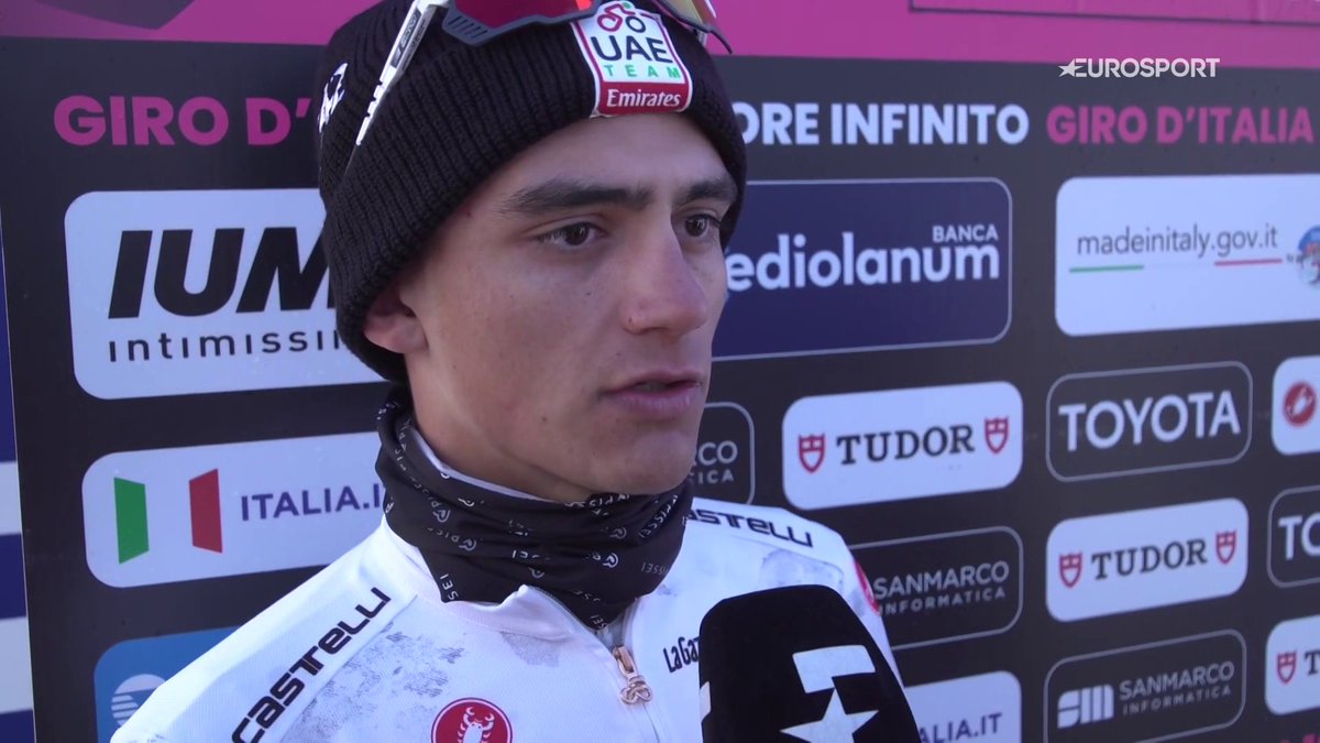 🎙️ Isaac del Toro, en Eurosport.es: "Simon Yates ha sido muy inteligente" "Carapaz me dijo que no, es decepcionante correr así" #GirodItalia