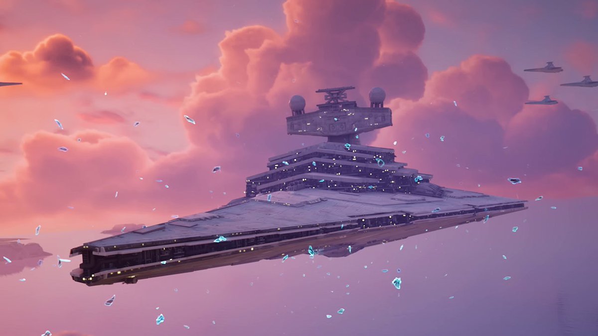 "Alert my Star Destroyer to prepare for my arrival." Starting May 29, a single portal to the Star Destroyer’s control room will spawn in every Fortnite match — be the first to reach it and the capital ship is yours.