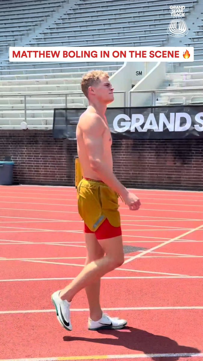 Matthew Boling making his Grand Slam Track debut racing in the Philly Long Sprints (200m + 400m) 📺: Peacock