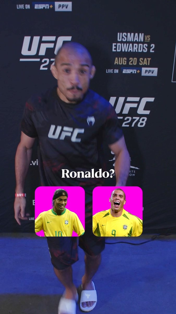 😂⚽️ Jose Aldo does a football game and says that football is a better sport than MMA 🎥 UFC on TNT Sports