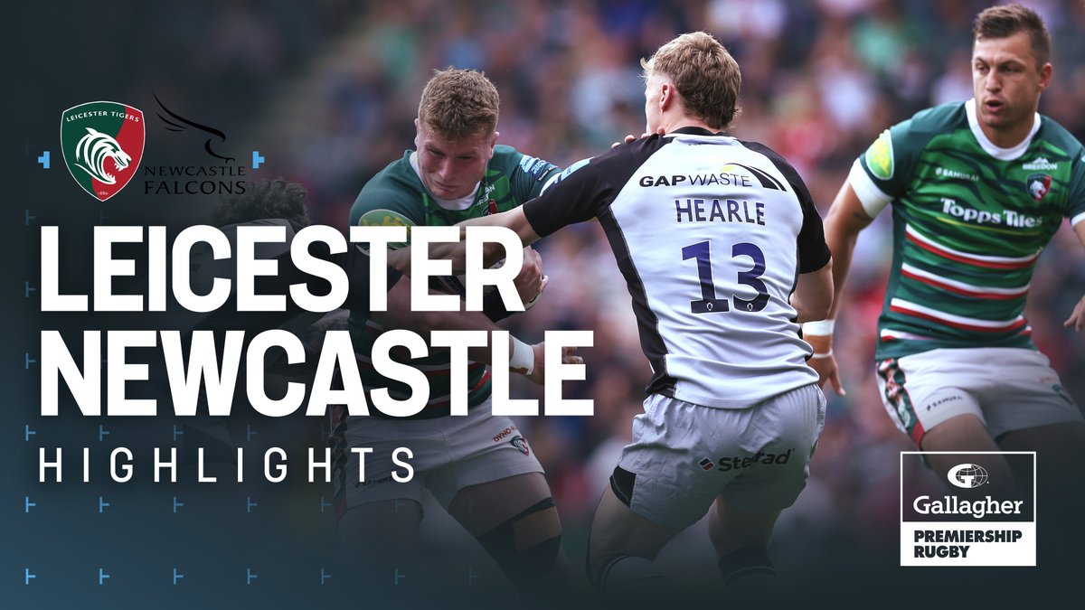 A roaring success 🐯 Leicester Tigers secured a home semi-final with a 42-20 victory over Newcastle Falcons! #GallagherPrem | #LEIvNEW