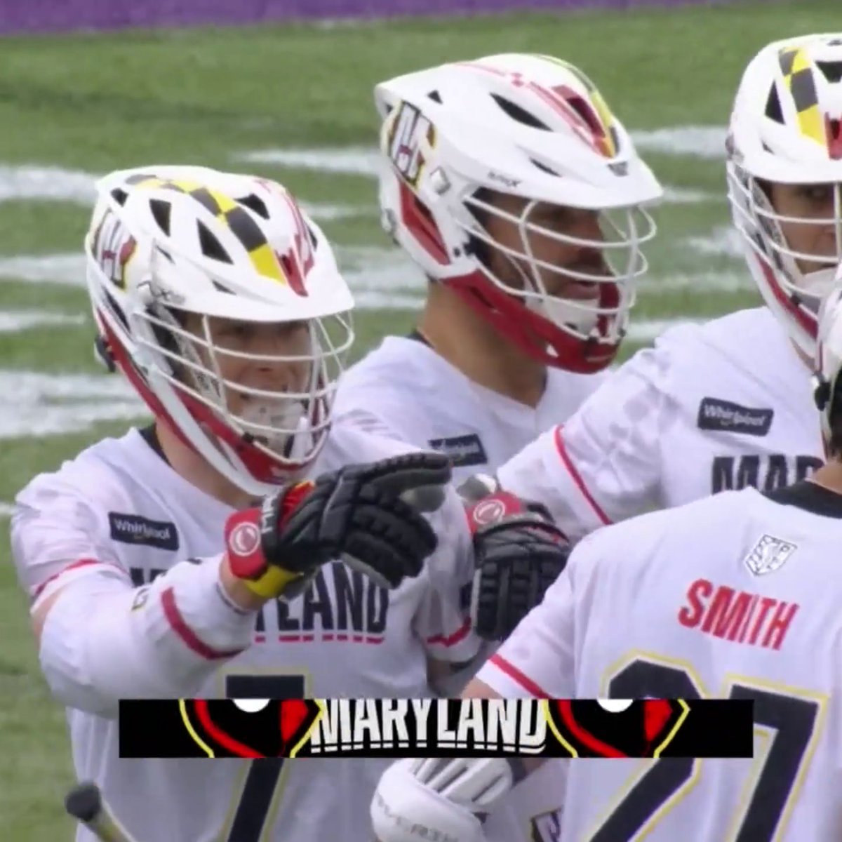 TJ Malone with a hat trick for the Maryland Whipsnakes against the reigning champs 🍿 📺 ABC/ESPN+