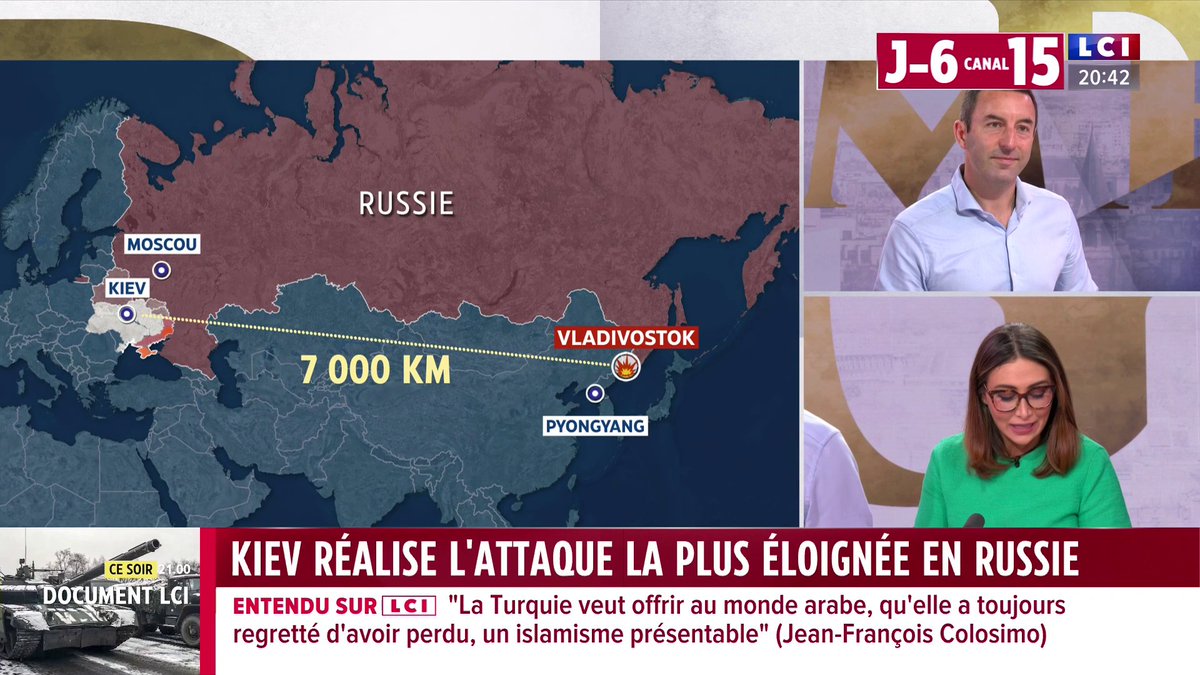 🗣️Kiev a attaqué la 47e brigade d'assaut aérienne russe située à Vladivostok, à une distance de 7000 KM : "Ils savent faire ce genre de choses-là" réagit Xavier Tytelman ▶️ ✦ Margot Haddad ✦