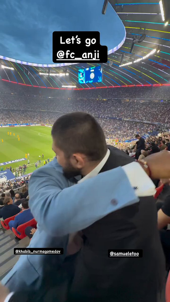 Khabib Nurmagomedov🤝Samuel Eto'o