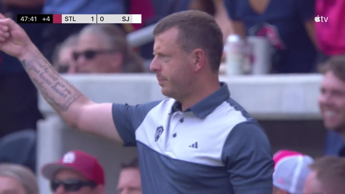 🇧🇷 João Klauss takes it himself to fire St Louis CITY SC into the lead. 💪 📺 #MLSSeasonPass: