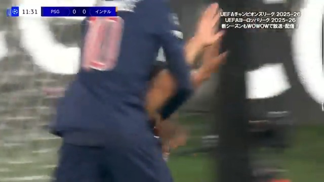 ／ 🇫🇷パリ・サンジェルマンに先制点！ ＼ ペナルティエリア内でドゥエからボールを受けたハキミが流し込んだ🤩 🔽WOWOW オンデマンドで生中継中！ご視聴はこちら #CL決勝 #UCLfinal #WOWOW