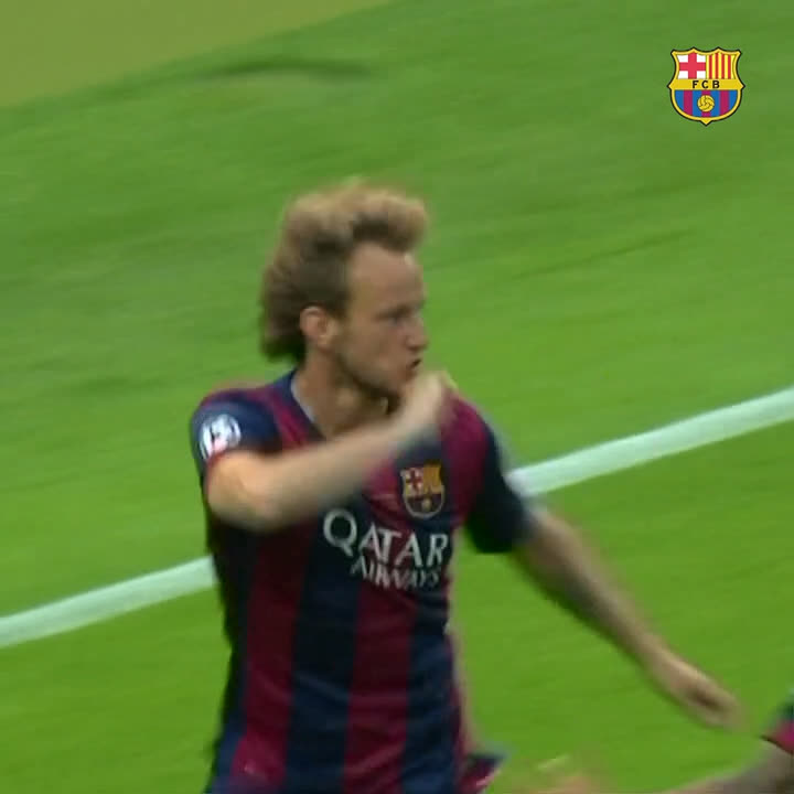 El gol de Hakimi ha sido identico al de Rakitic. Luis Enrique no pierde el toque.