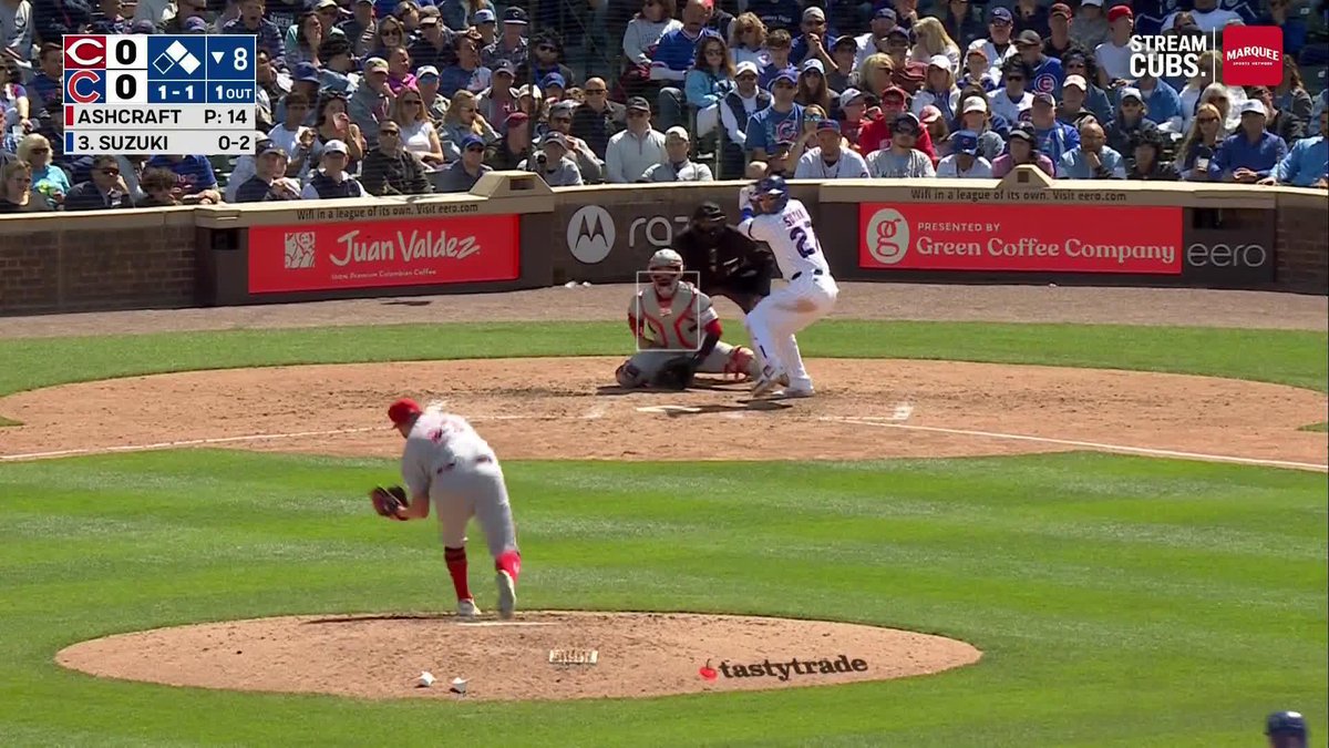 SEIYA SUZUKI GIVES THE CUBS THE LEAD IN THE 8TH!