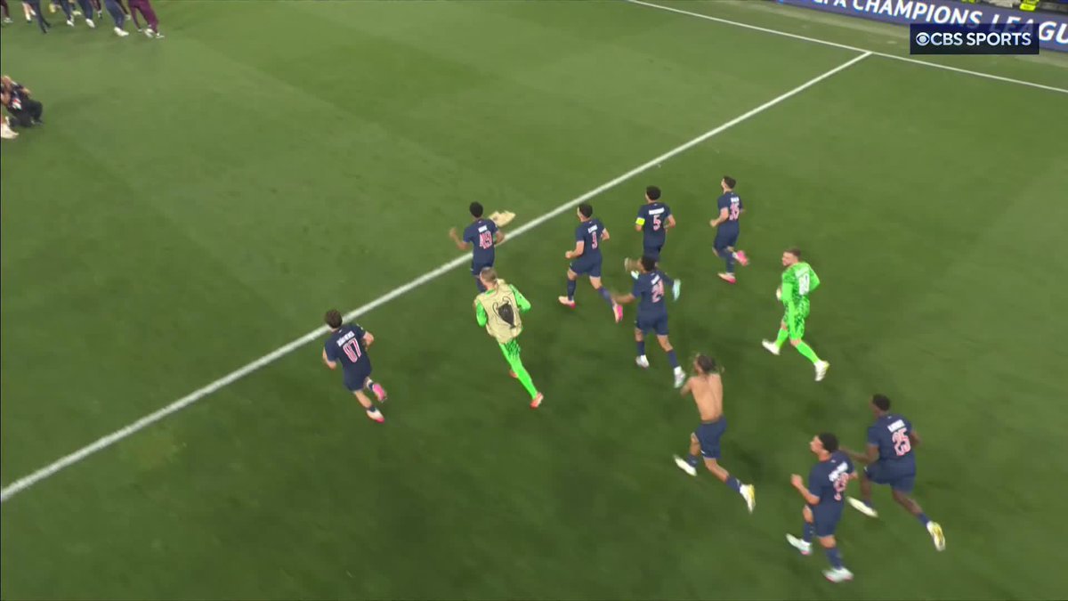 THE MOMENT PSG BECAME CHAMPIONS OF EUROPE FOR THE FIRST TIME 🇫🇷🏆