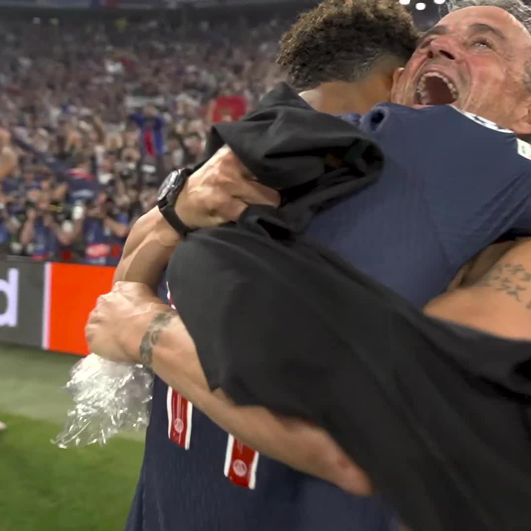 Wenn man es heute einem gönnt, dann Luis Enrique #UCL #UCLfinal #PSGINT #DAZNmoment