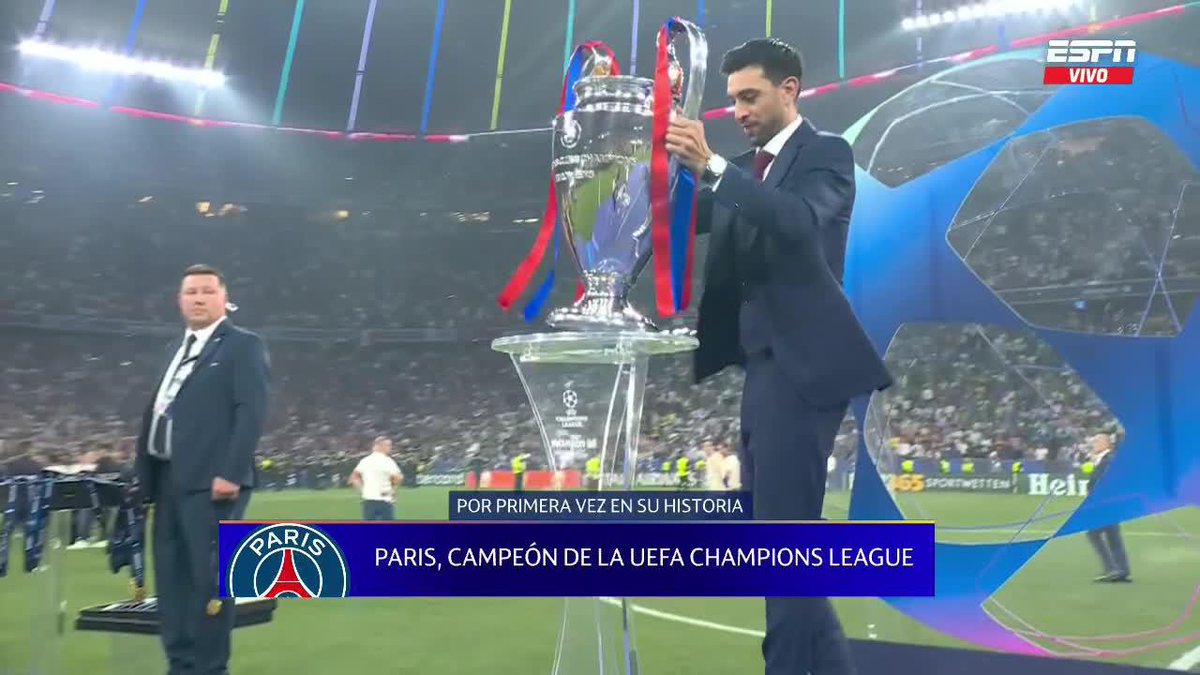 ¡PASTORE, EL ENCARGADO DE LLEVAR LA COPA EN MÚNICH! 📺 La #UCLFinal, por #DisneyPlus