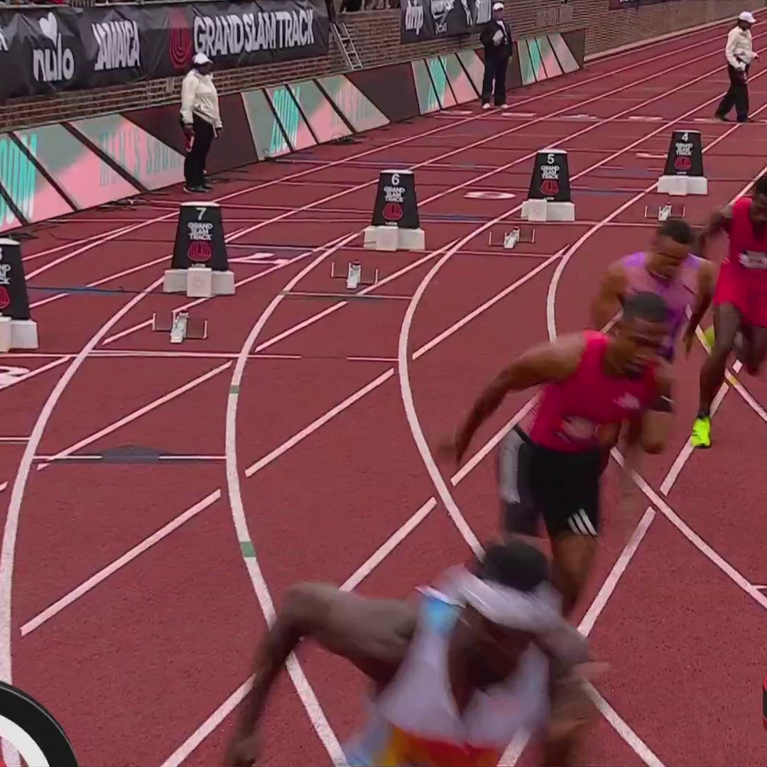 🇺🇸Kenny Bednarek now 5-for-5 in Grand Slam Track races after his 19.95 (+0.0) 200m win in Philly.