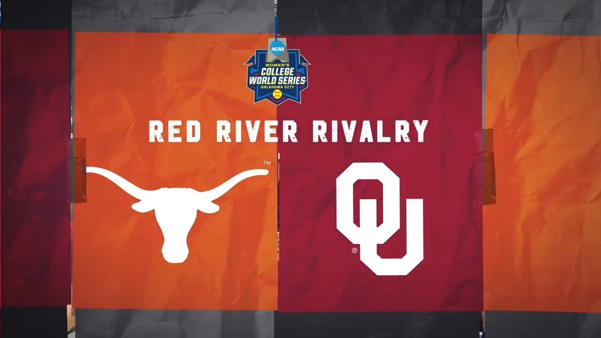 On the biggest stage in softball, the Red River Rivalry, finally, just means more. 😤 Oklahoma Softball | Texas Softball #WCWS x #ItJustMeansMore