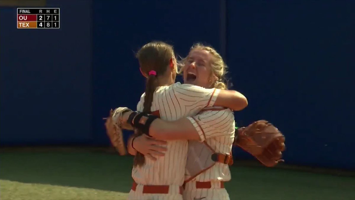 THE LONGHORNS GET IT DONE 🤘 #WCWS x 🎥 ABC / Texas Softball
