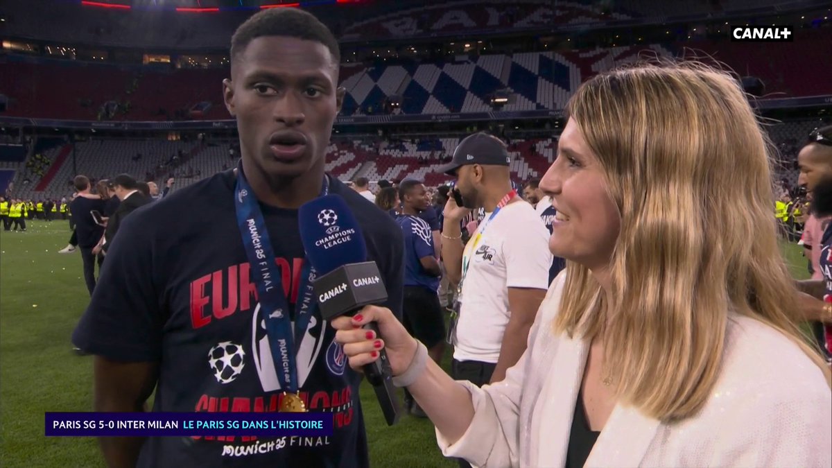 Le beau message de Nuno Mendes pour Marquinhos et Kimpembe 🥹 #PSGINT | #UCLFINAL