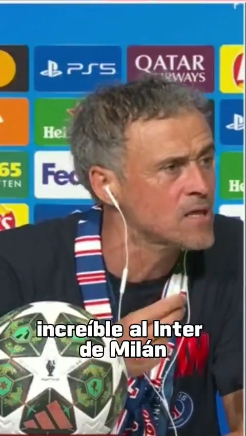 ¡PARA APLAUDIR! Luis Enrique y el elogio para el plantel de Inter.
