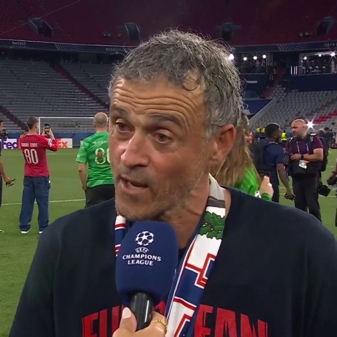 "I don’t need to win the Champions League to remember my daughter. My daughter is always with us." Beautiful words from PSG manager, Luis Enrique ❤️