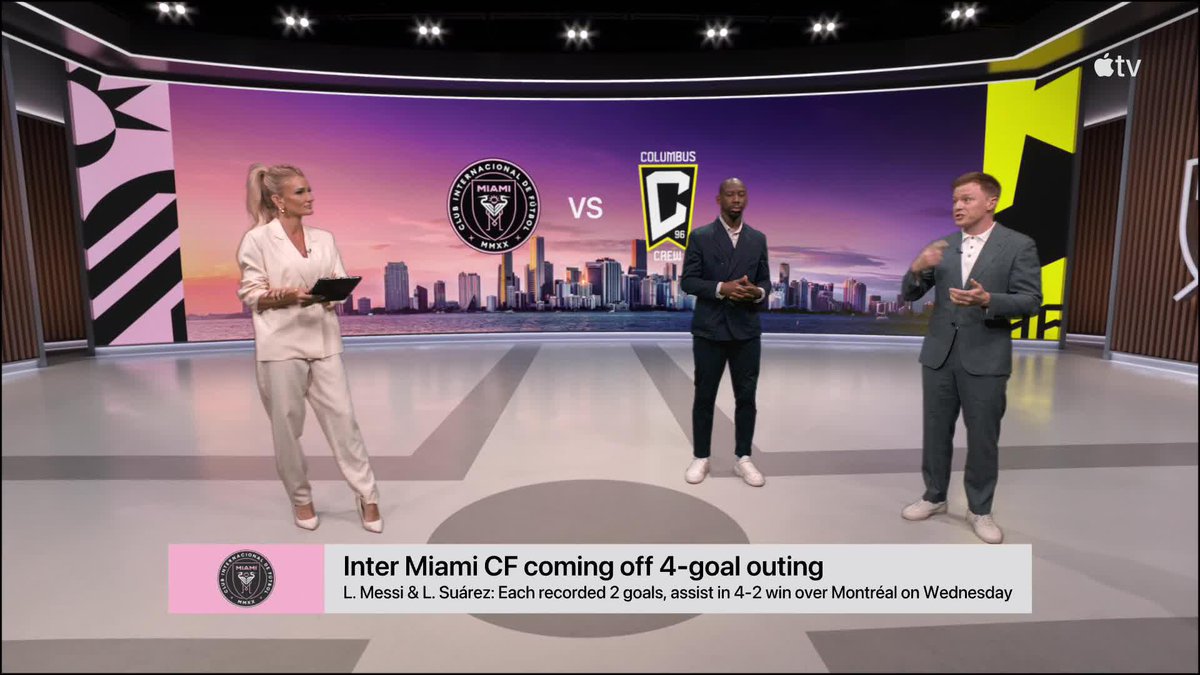 After a big midweek win, are Miami back? 🤔 Our crew talks Miami's form ahead of tonight's huge clash with Columbus (7:30pm ET). 📺 MLS Countdown on #MLSSeasonPass: