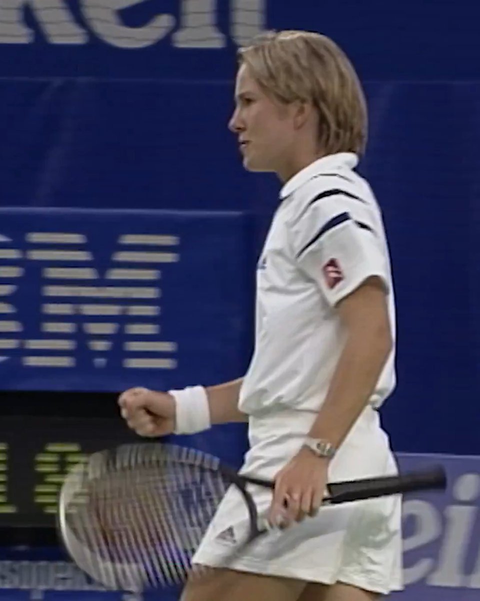 That one-handed backhand though 😮‍💨 Happy birthday, Justine Henin