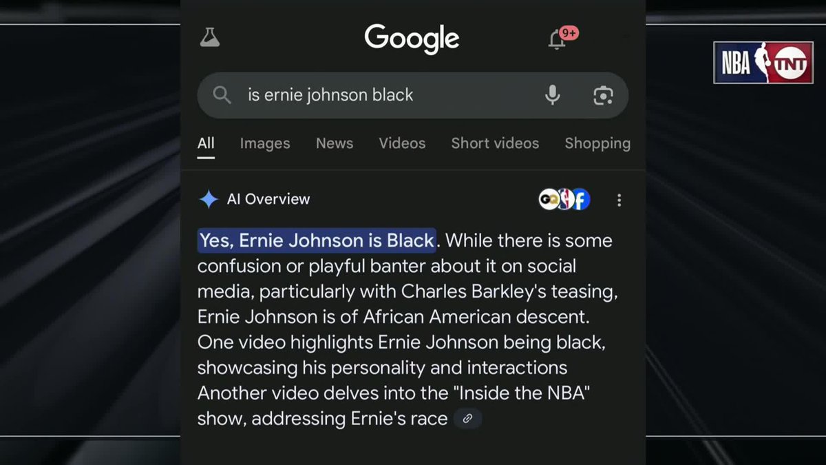 "It amazes me that the whitest dude we know, people think he's Black" 😂 Ernie even has the AI fooled 🤖