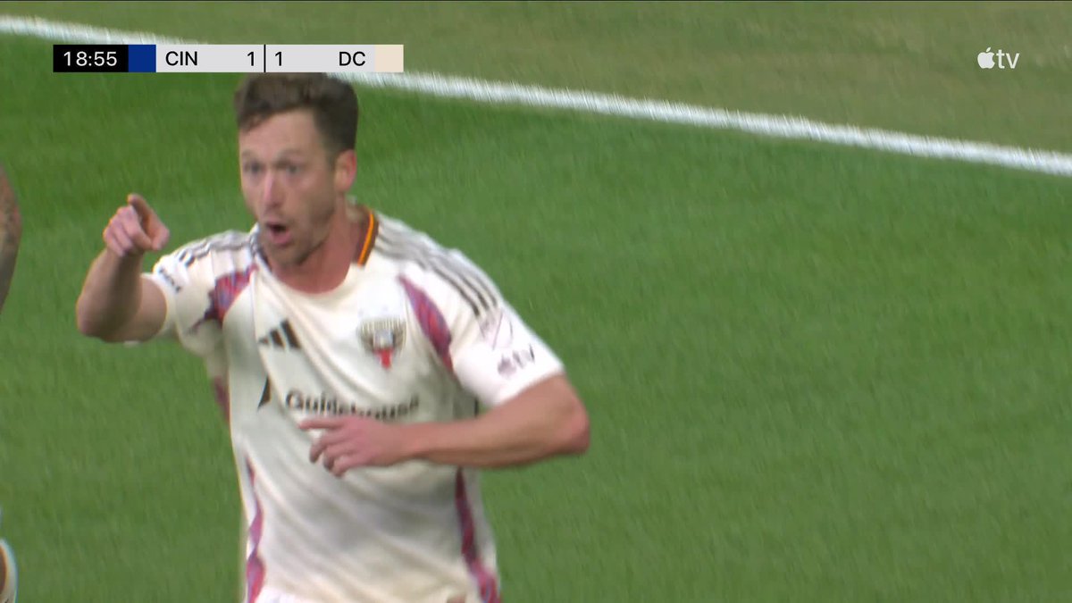 🫨 THIS GAME 🫨 Conner Antley puts @DCUnited ahead just SECONDS after the Cincy equalizer. 📺 #MLSSeasonPass or Apple TV+: