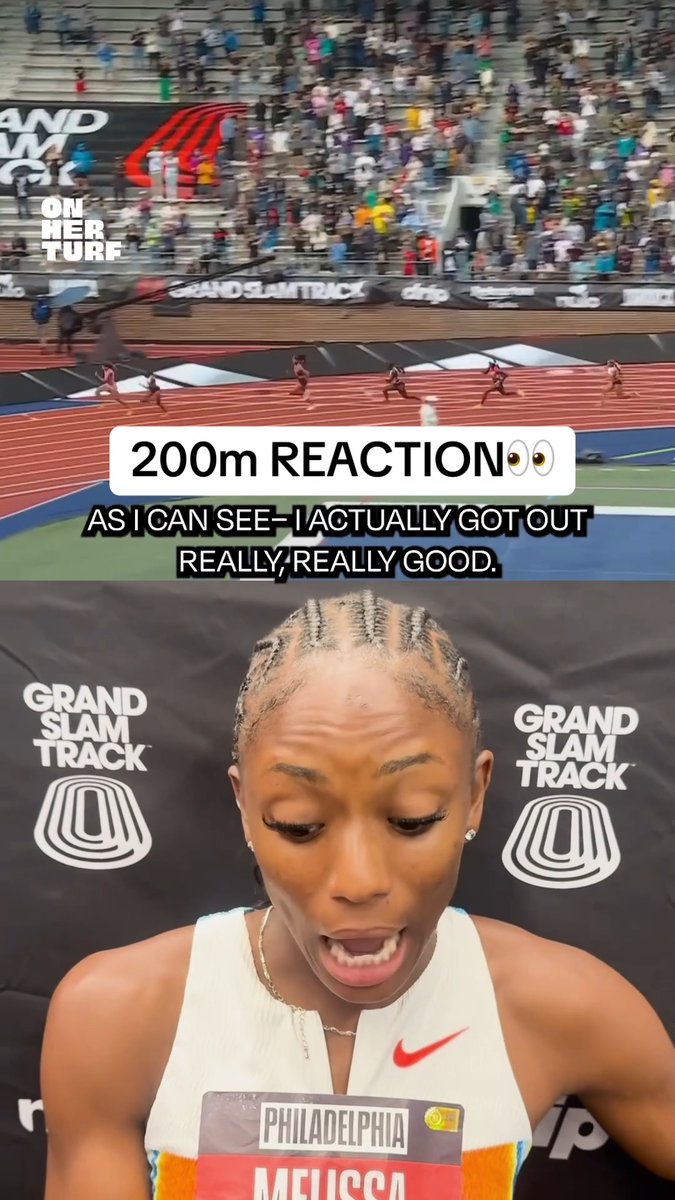 Melissa Jefferson-Wooden is embracing her potential! Melissa Jefferson-Wooden, OLY. Grand Slam Track